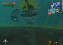 une photo d'Ã©cran de The Legend of Zelda - The Windwaker sur Nintendo Gamecube